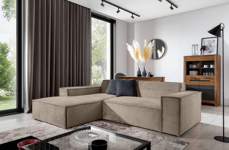 Hoekbank Firenze links velvet