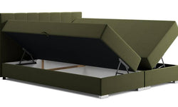Boxspring Jaya 160x200 cm fluweel met opbergvak