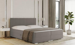 Boxspring Jaya 160x200 cm fluweel met opbergvak