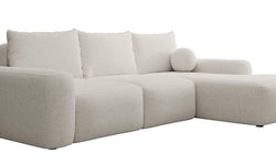 Hoekbank met slaapfunctie Calvados rechts chenille