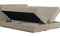 Boxspring Jaya 140x200 cm fluweel met opbergvak