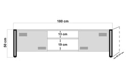 TV-meubel Evy