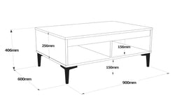 TV-meubelset Lyonee met salontafel