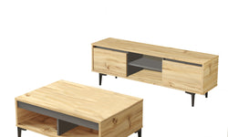 TV-meubelset Lyonee met salontafel