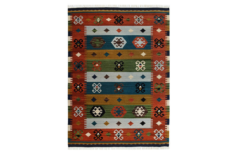 Vloerkleed Kilim Classic Laagpolig wol