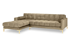 Hoekbank Bali links velvet