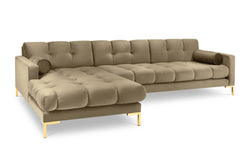 Hoekbank Bali links velvet