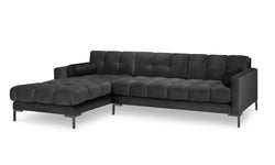 Hoekbank Bali links velvet