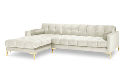 Hoekbank Bali links velvet