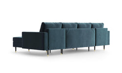U-slaapbank Aldo velvet