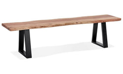 Bankje Yuki massief hout