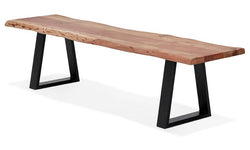 Bankje Yuki massief hout