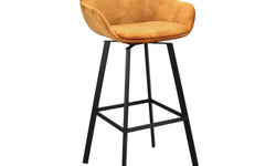 Set van 2 barkrukken Reino velvet