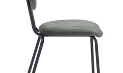 Set van 2 eetkamerstoelen Garone velvet