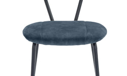 Set van 2 eetkamerstoelen Garone velvet