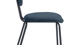 Set van 2 eetkamerstoelen Garone velvet