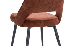 Set van 2 eetkamerstoelen Gusta velvet