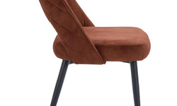 Set van 2 eetkamerstoelen Gusta velvet