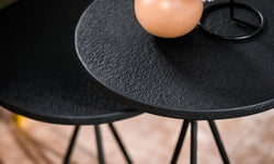 Set van 2 salontafels Norro rond