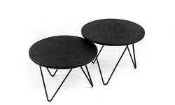 Set van 2 salontafels Nozu rond