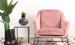 Fauteuil Antonio velvet