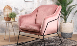Fauteuil Antonio velvet