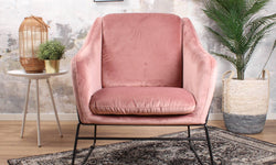 Fauteuil Antonio velvet
