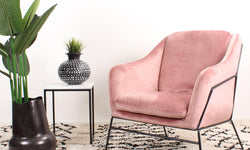 Fauteuil Antonio velvet