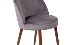 Set van 2 eetkamerstoelen Barbara velvet