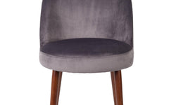 Set van 2 eetkamerstoelen Barbara velvet