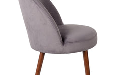 Set van 2 eetkamerstoelen Barbara velvet