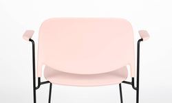 Set van 4 eetkamerstoelen Bradney met armleuning