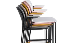 Set van 4 eetkamerstoelen Bradney met armleuning