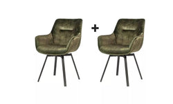 Set van 2 eetkamerstoelen Noël