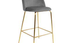 Set van 2 barkrukken Layla velvet