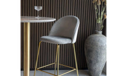 Set van 2 barkrukken Layla velvet