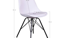 Set van 2 eetkamerstoelen Jarvis