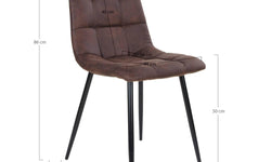 Set van 2 eetkamerstoelen Sandra