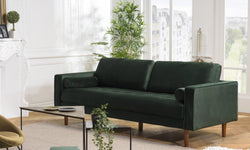 3-zitsbank Ely velvet