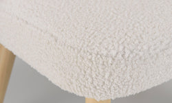 Fauteuil Agathe houten poten