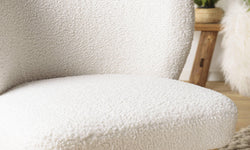 Fauteuil Agathe houten poten