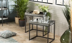 Set van 2 bijzettafels Livia