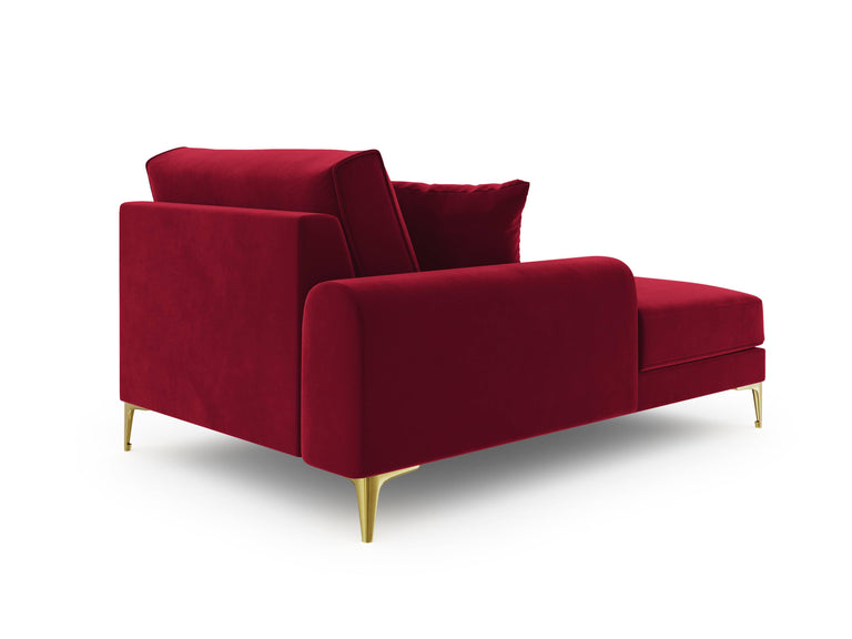 Chaise longue Madara links velvet
