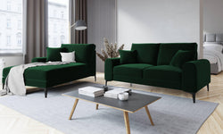 Chaise longue Madara links velvet