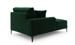 Chaise longue Madara links velvet