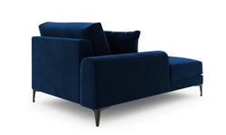 Chaise longue Madara links velvet