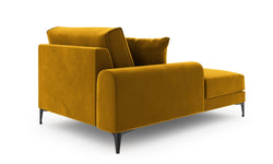 Chaise longue Madara links velvet