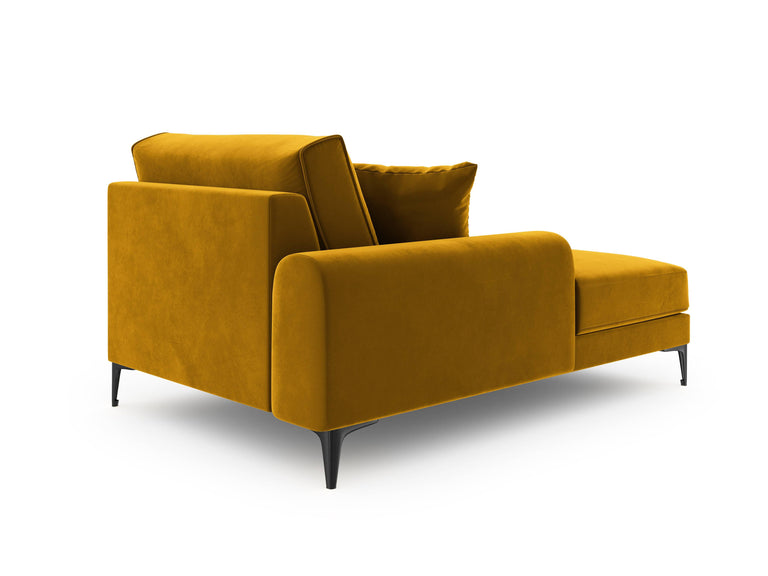 Chaise longue Madara links velvet