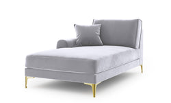 Chaise longue Madara links velvet