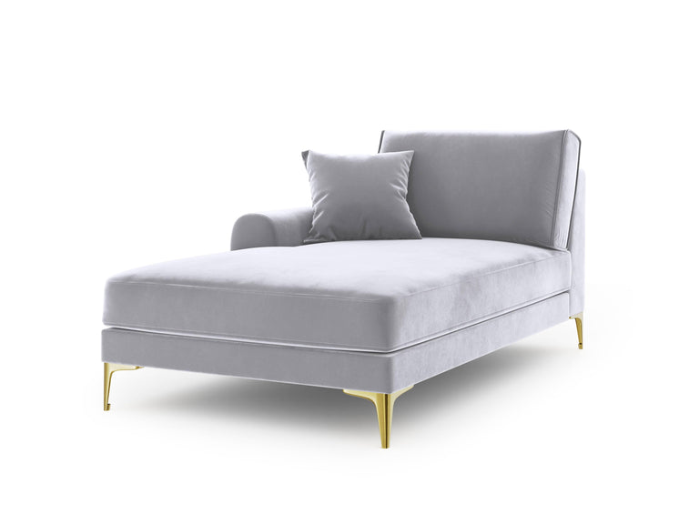 Chaise longue Madara links velvet